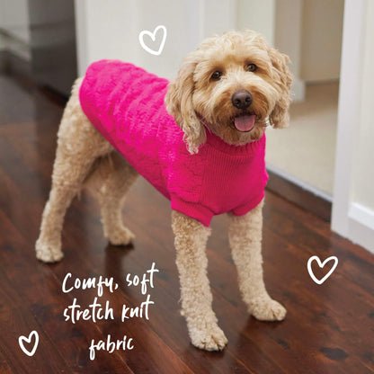 Raspberry Pink Dog Jumper