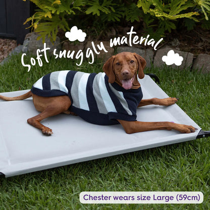 Chestie Dog Jumper - Blue